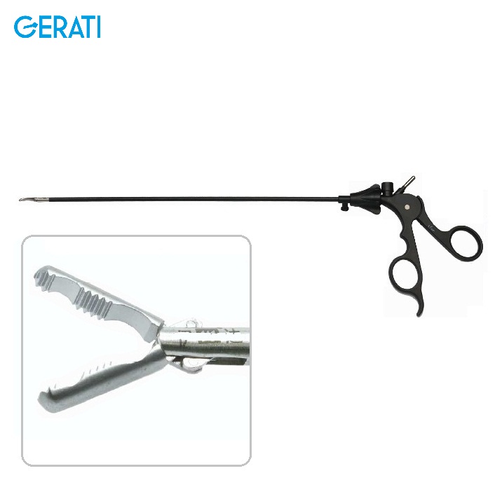 GERATI Laparoscopic Punch Grasping Forceps Laparoscpic Grasper